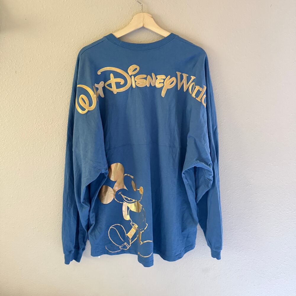 Disney World 50th Anniversary Spirit Jersey Mickey Mouse Puffy letters